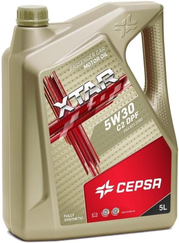 Aceite Motor Cepsa XTAR Synthetic 5W30 C2 DPF 5L